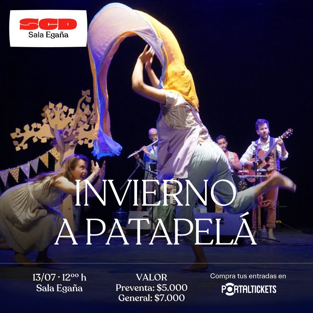 Flyer INVIERNO A PATAPELÁ EN SALA SCD EGAÑA