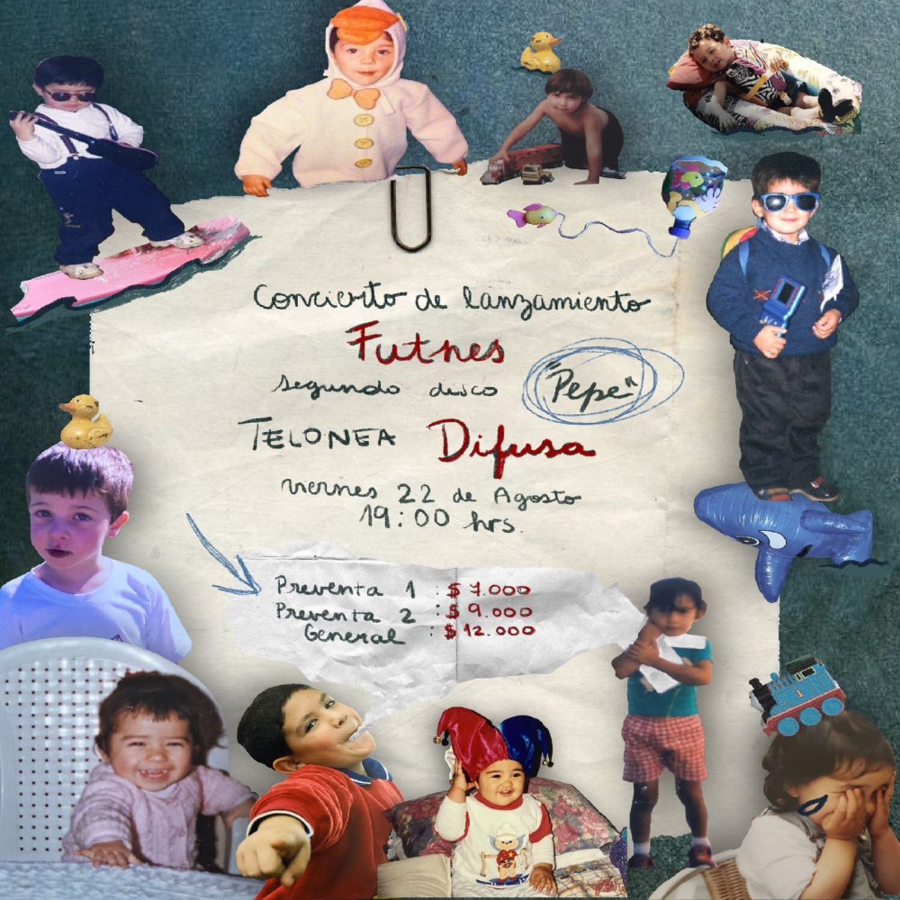 Flyer FUTNES: PEPE: LANZAMIENTO DEL SEGUNDO LP EN SALA SCD BELLAVISTA