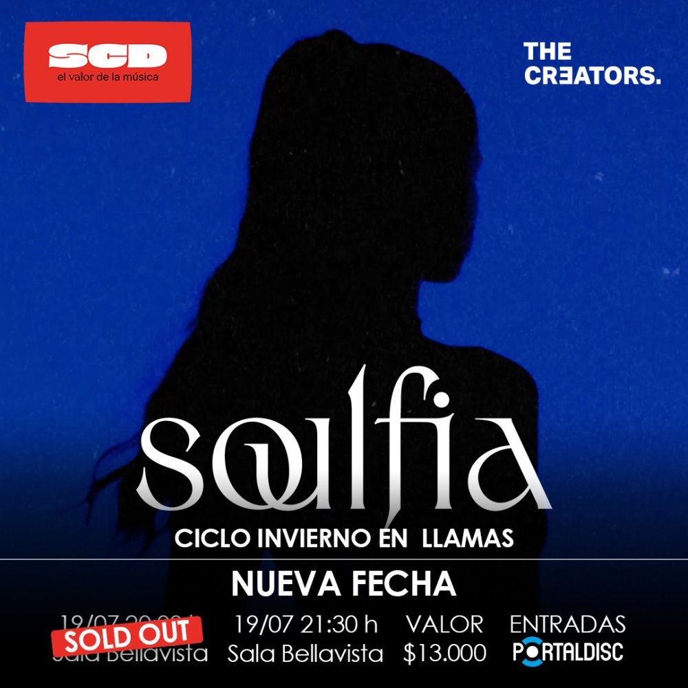 Flyer Evento SOULFIA: CICLO INVIERNO EN LLAMAS EN SALA SCD BELLAVISTA - 21:30