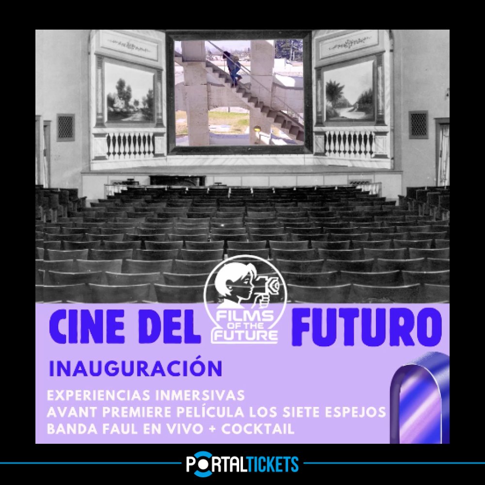 Flyer INAUGURACIÓN: CINE DEL FUTURO EN CENTRO ARTE ALAMEDA