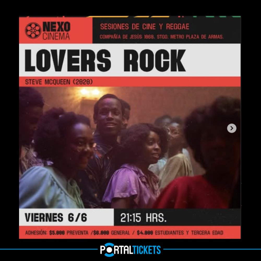 Flyer Evento SESIONES DE CINE Y RAGGAE EN NEXO CINEMA: LOVERS ROCK
