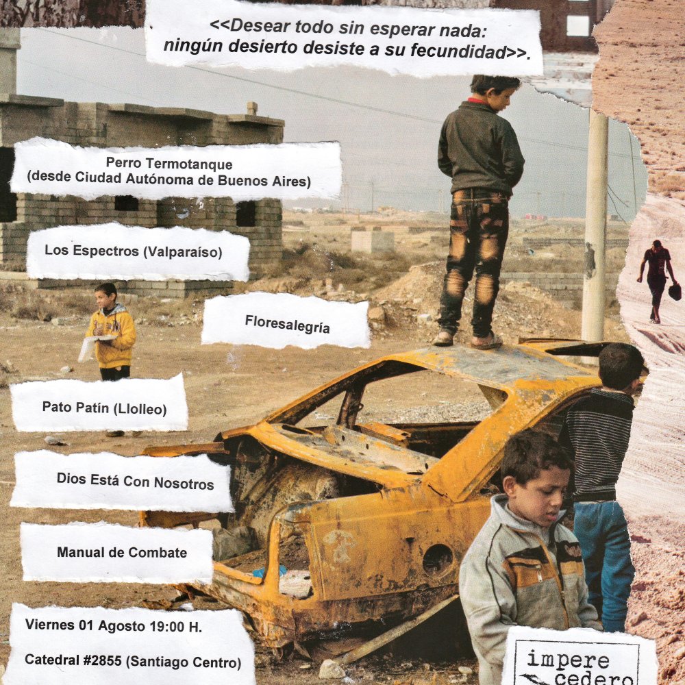 Flyer Evento PERRO TERMOTANQUE (DESDE BUENOS AIRES) EN SANTIAGO + BANDAS LOCALES EN CASONA CATEDRAL