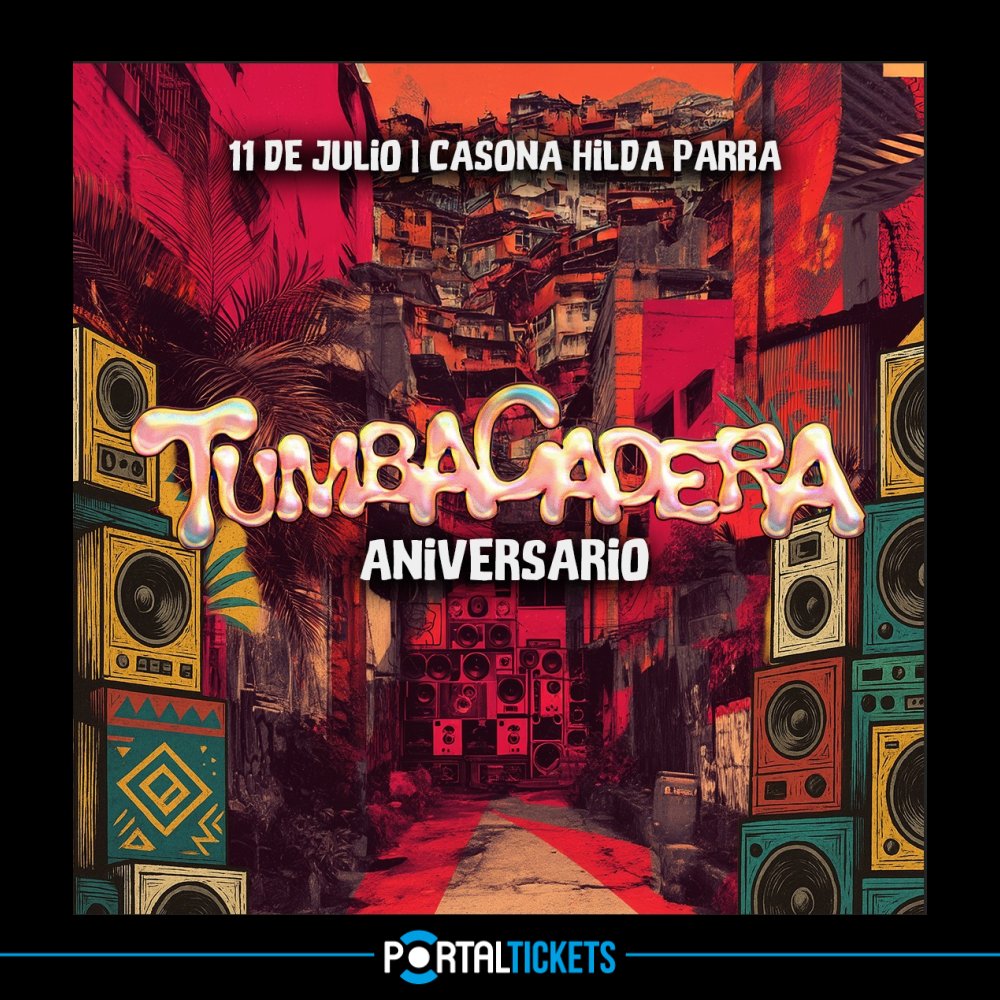 Flyer Evento ANIVERSARIO TUMCABACADERA EN CASONA HILDA PARRA