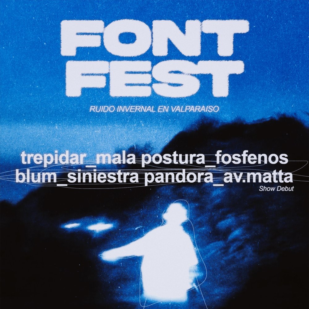 Flyer Evento FONTFEST EN ESPACIO BARCELONA, VALPARAÍSO