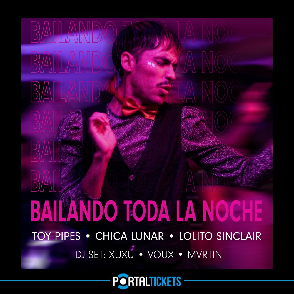 Flyer BAILANDO TODA LA NOCHE