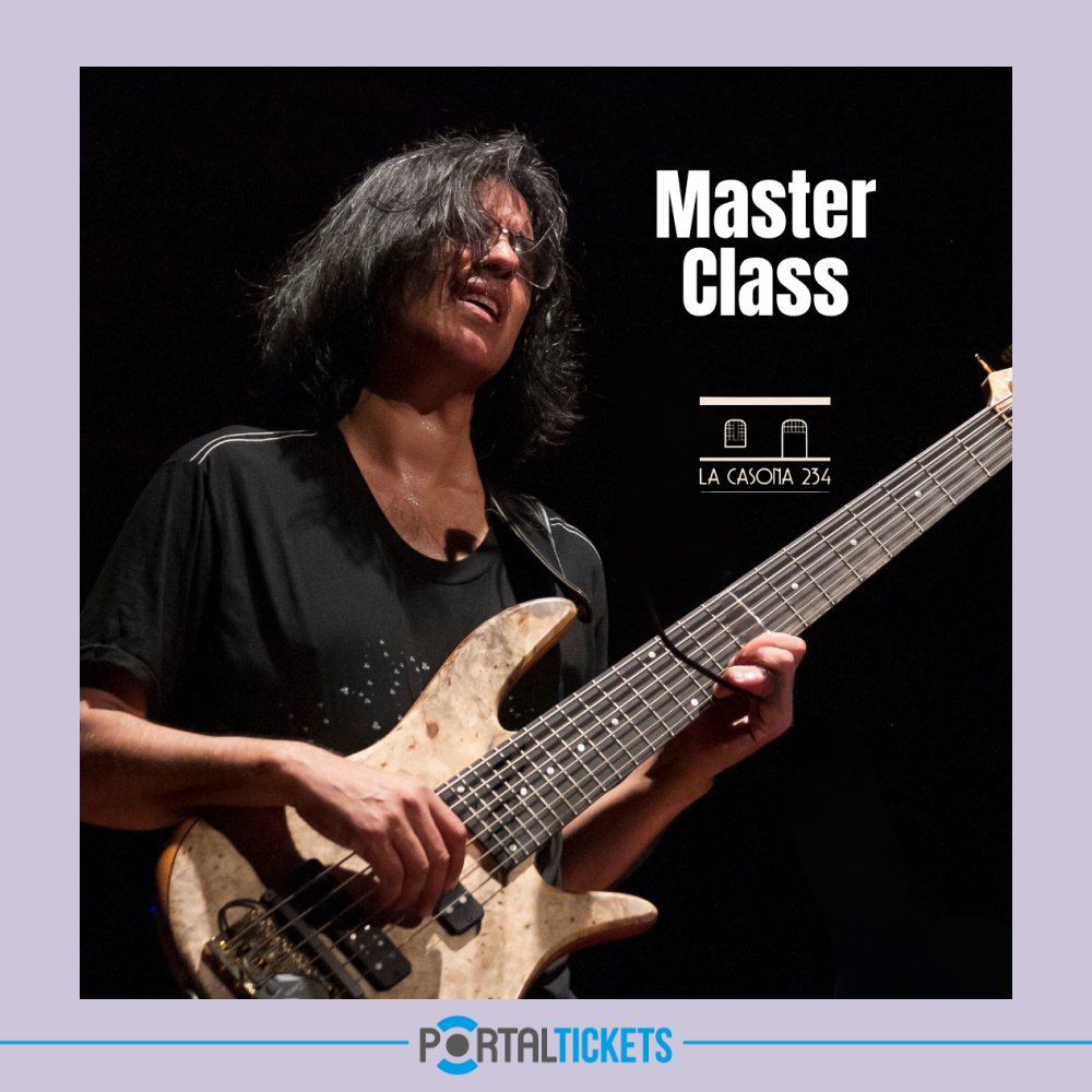 Flyer MASSTERCLASS MARCELO TORRES EN CENTRO CULTURAL LA CASONA 234, VICUÑA
