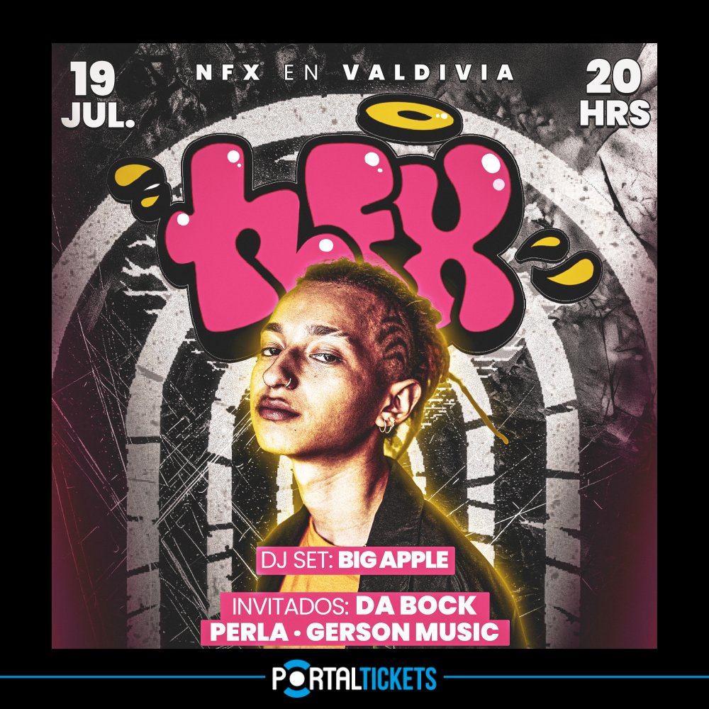 Flyer NFX EN EL SUBTERRÁNEO, VALDIVIA