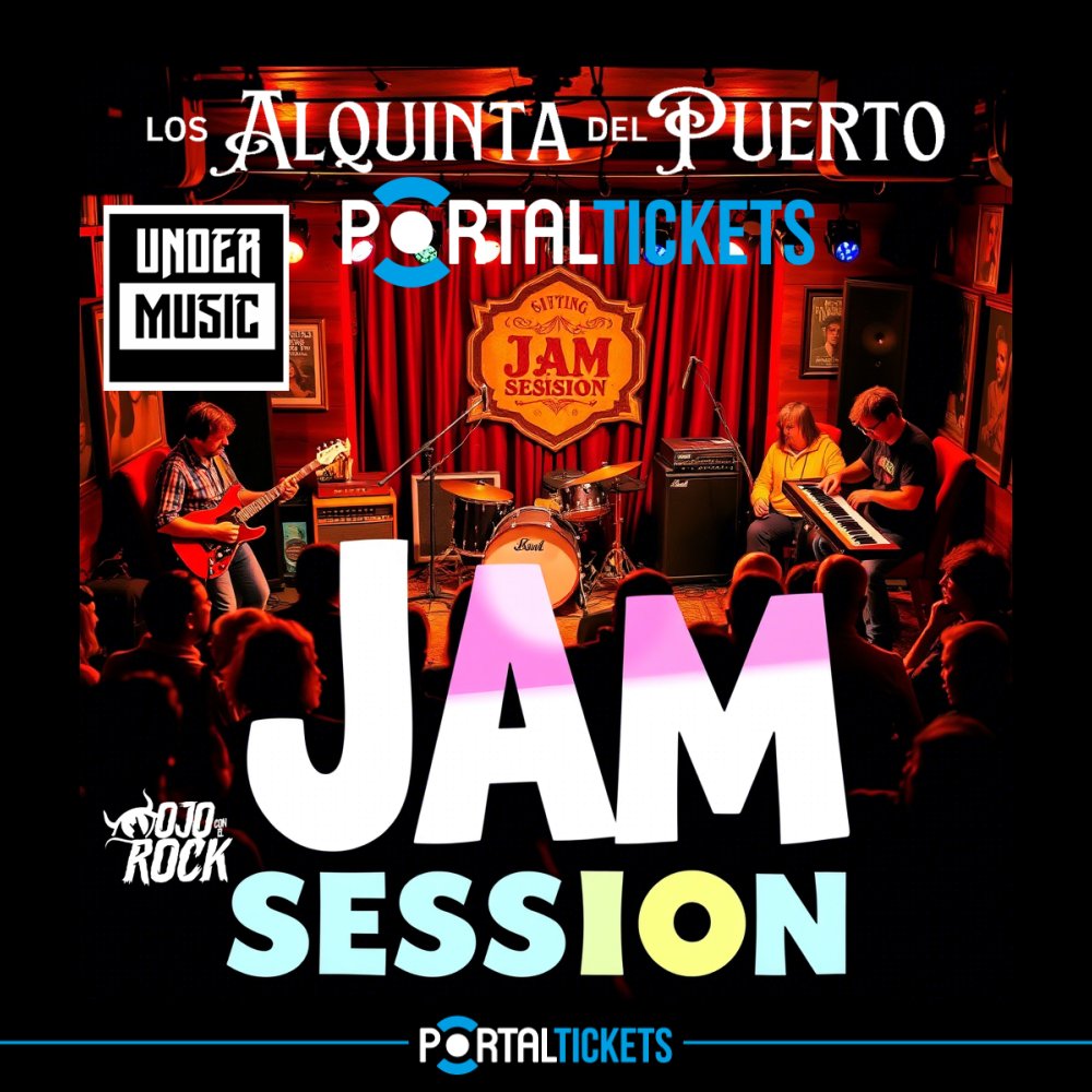 Flyer JUEVES DE JAM SESSIONS - LOS ALQUINTA DEL PUERTO, VALPARAÍSO