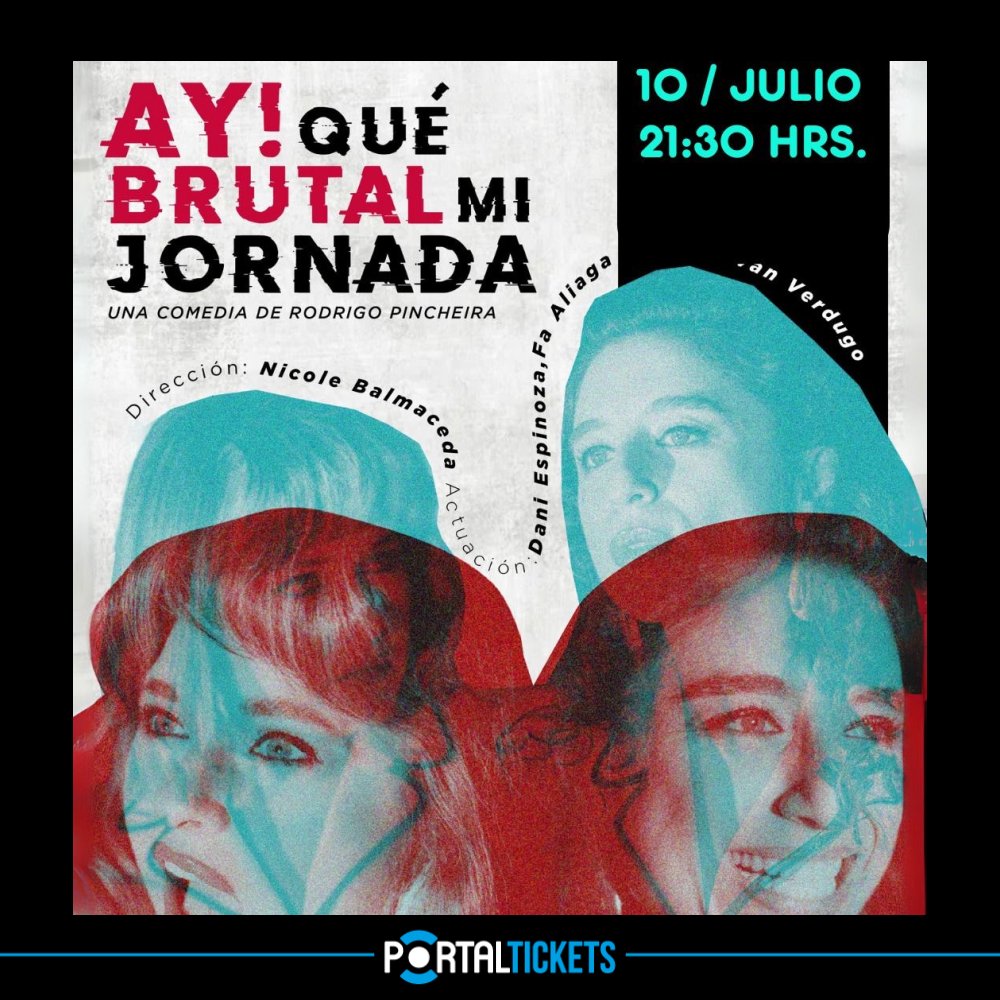 Flyer Evento AY QUE BRUTAL MI JORNADA EN MAGBAR, CHILLÁN