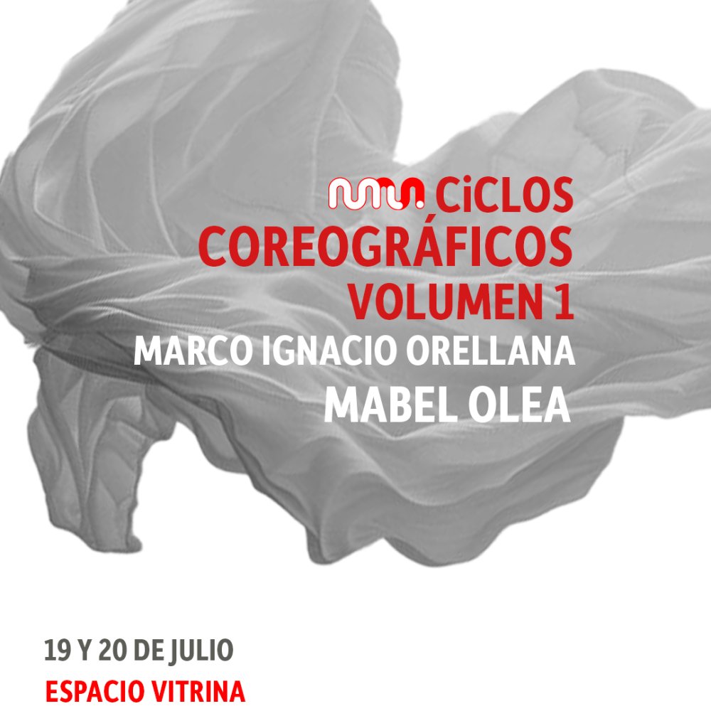 Flyer CICLOS COREOGRAFICOS - VOLUMEN 1 EN ESPACIO VITRINA