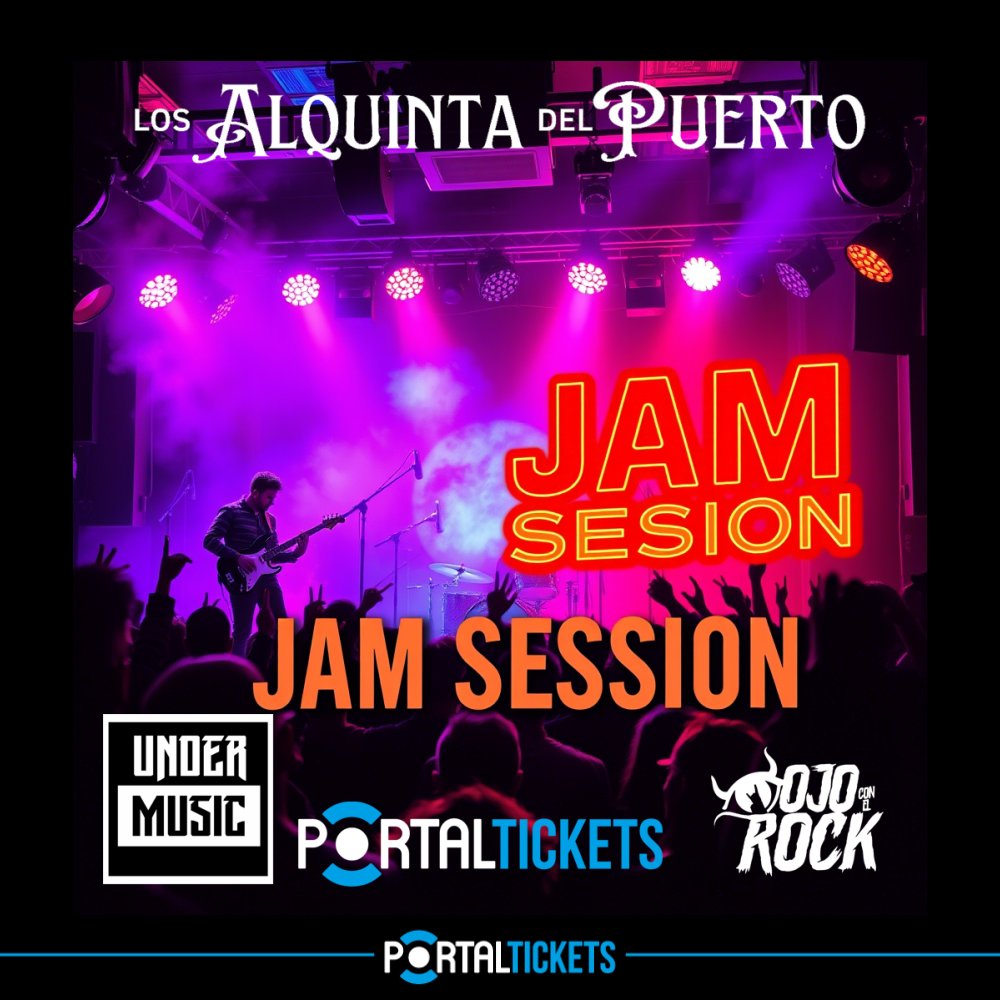 Flyer VIERNES DE JAM SESSIONS - LOS ALQUINTA DEL PUERTO, VALPARAÍSO