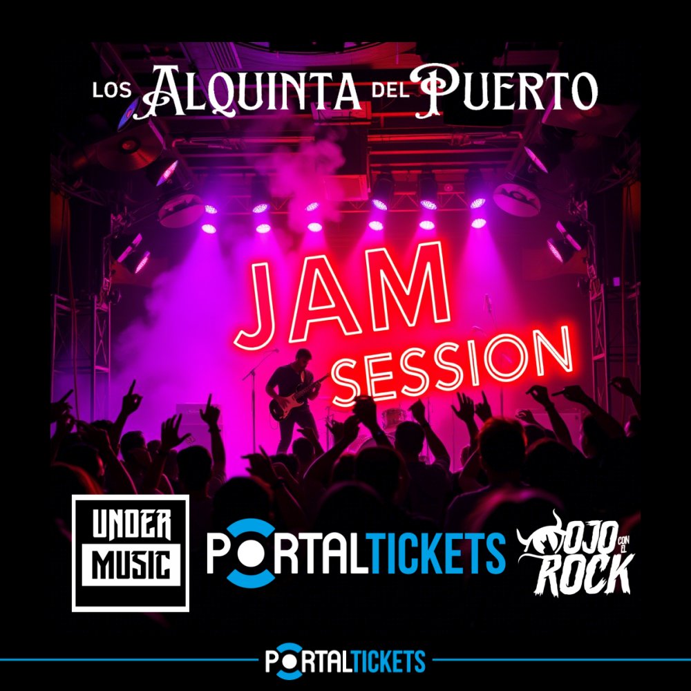 Flyer SÁBADOS DE JAM SESSIONS - LOS ALQUINTA DEL PUERTO, VALPARAÍSO