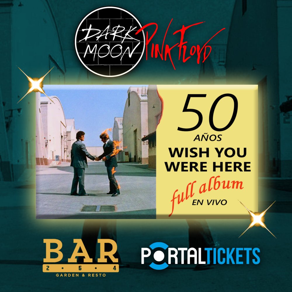 Flyer DARK MOON: TRIBUTO A PINK FLOYD EN BAR 264, PUERTO MONTT