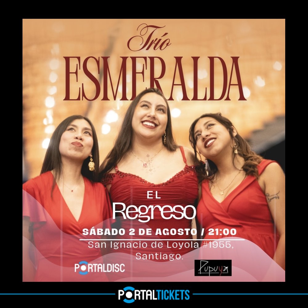 Flyer TRIO ESMERALDA EN PUPUYA RESTAURANT
