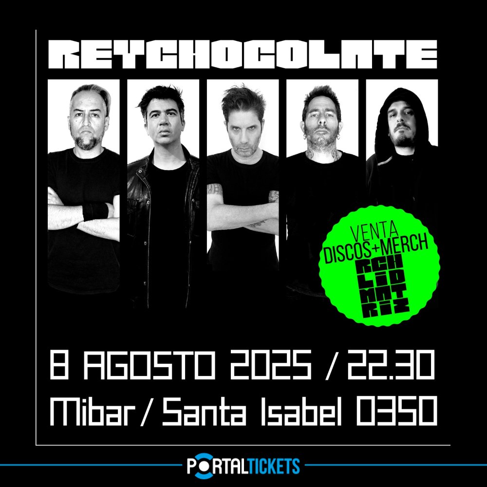 Flyer REY CHOCOLATE EN VIVO EN MIBAR