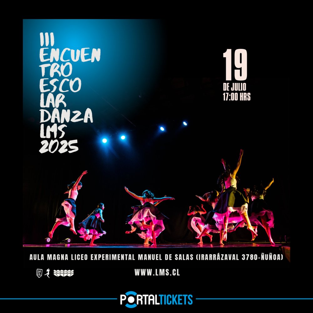 Flyer Evento 3ER ENCUENTRO ESCOLAR DE DANZA LMS