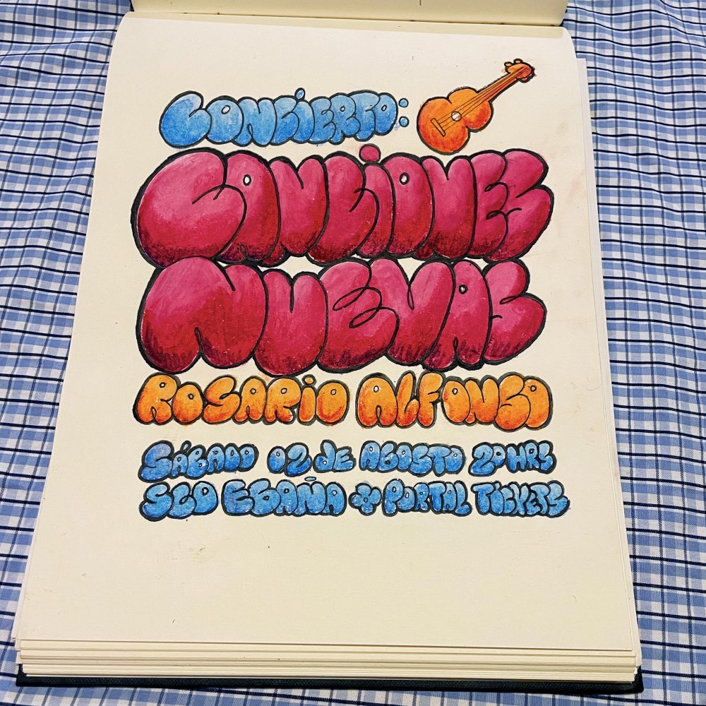 Flyer LAS NUEVAS CANCIONES DE ROSARIO ALFONSO EN SALA SCD EGAÑA