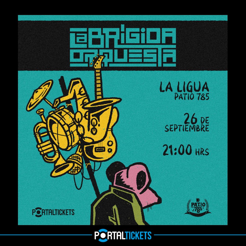 Flyer LA BRÍGIDA ORQUESTA EN LA LIGUA - 26 SEPTIEMBRE