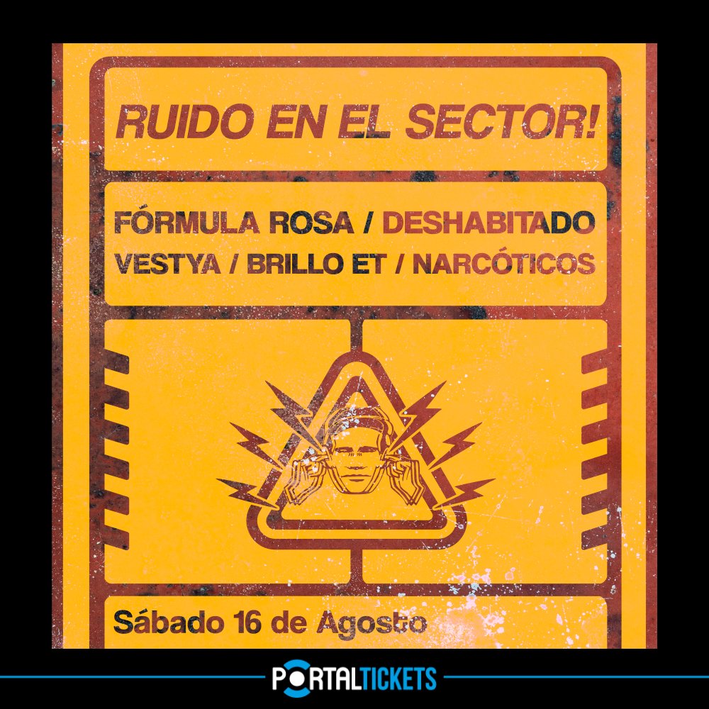 Flyer RUIDO EN EL SECTOR EN CAJA ACÚSTICA