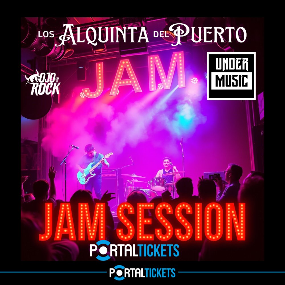 Flyer JUEVES DE JAM SESSIONS EN LOS ALQUINTA DEL PUERTO, VALPARAÍSO