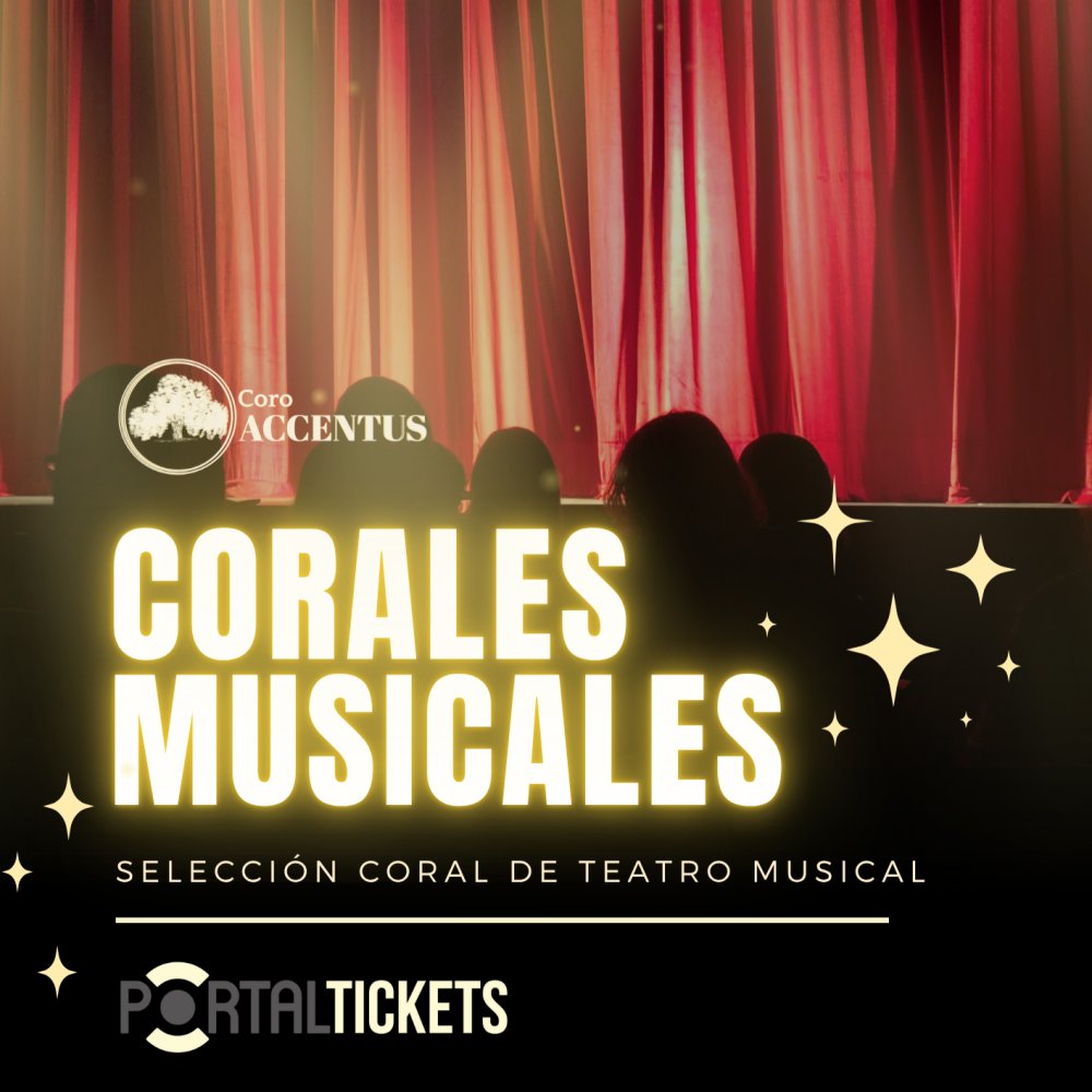 Flyer Evento CORALES MUSICALES: SELECCIÓN CORAL DE TEATRO MUSICAL EN UNIVERSIDAD MAYOR - 2 DE AGOSTO
