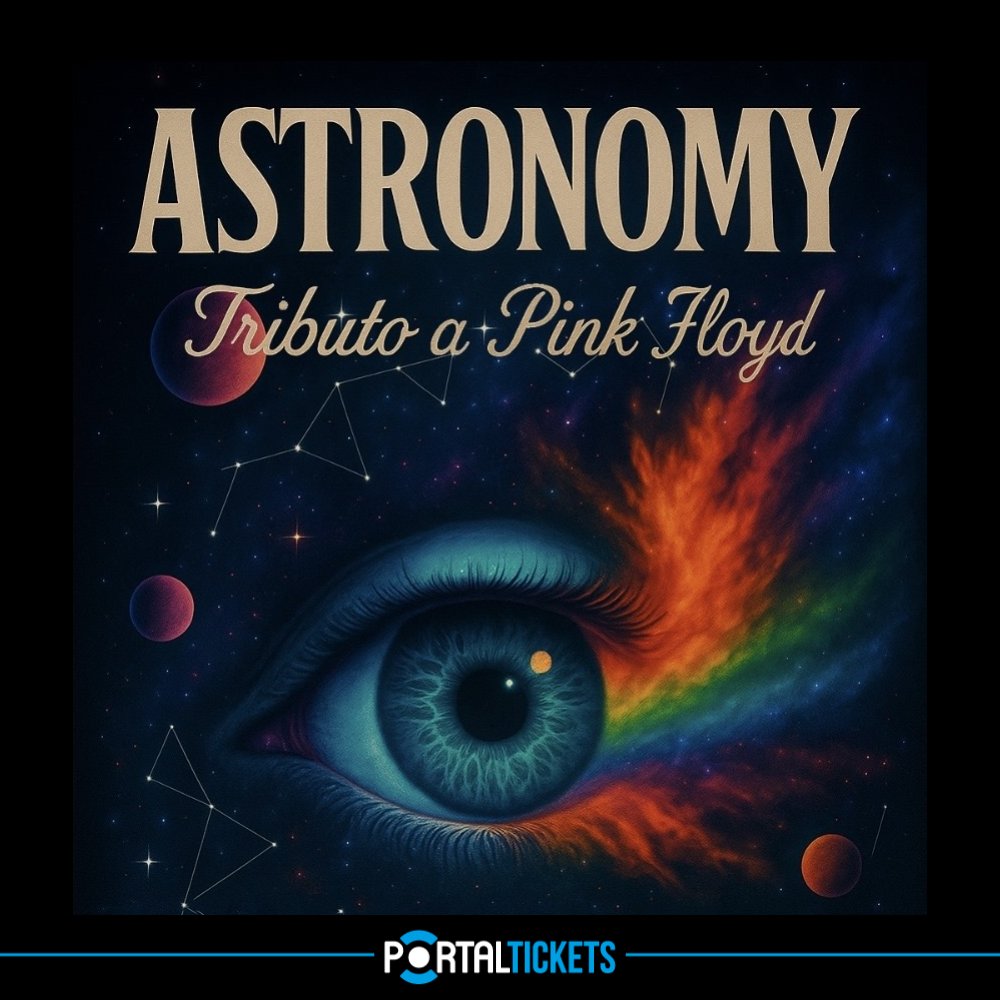 Flyer Evento ASTRONOMY: TRIBUTO A PINK FLOYD CASA DE SALUD, CONCEPCIÓN