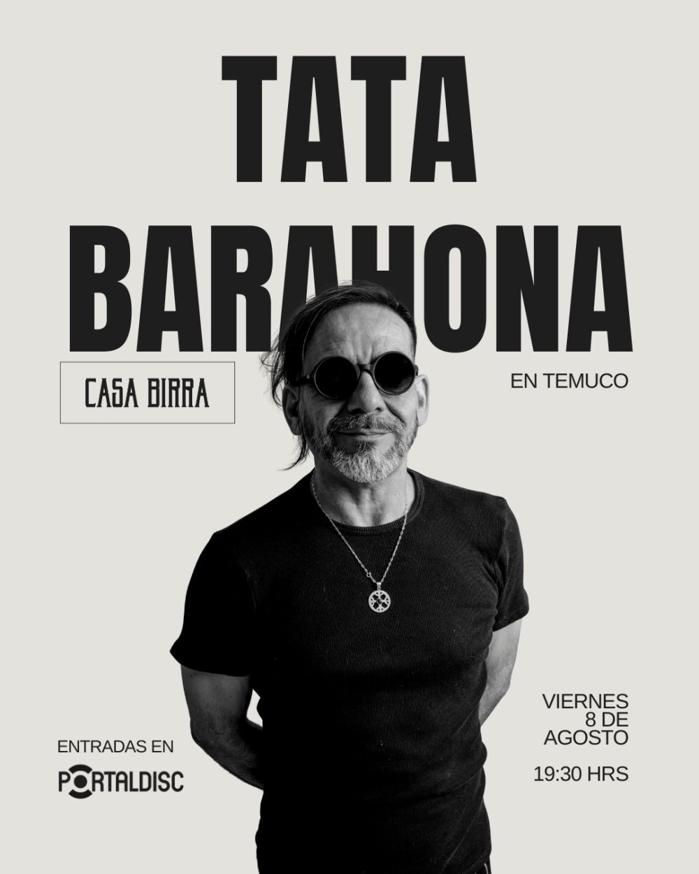 Flyer TATA BARAHONA SOLISTA EN TEMUCO