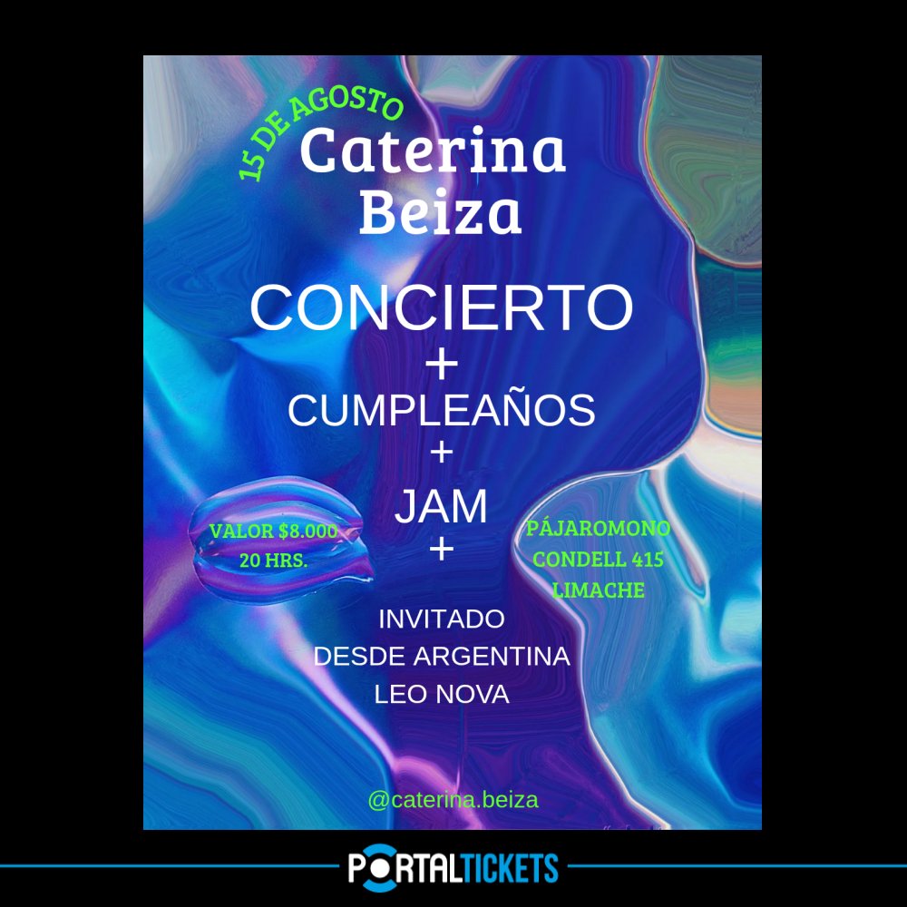 Flyer CONCIERTO + CUMPLE + JAM + INVITADO ESPECIAL EN PAJAROMONO, LIMACHE