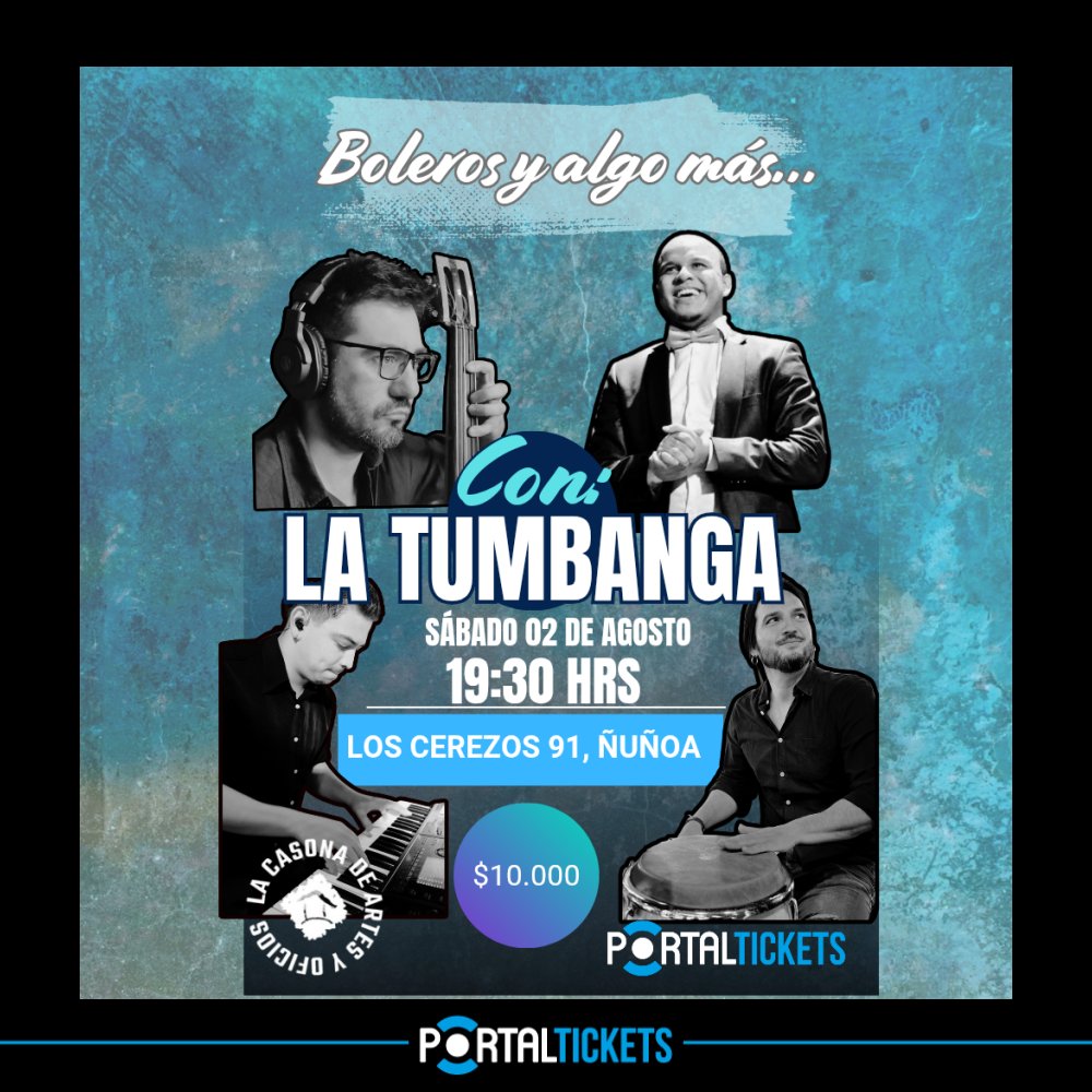 Flyer Evento LA TUMBANGA EN CASONA DE ARTES Y OFICIO