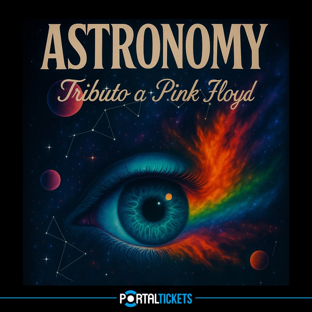 Flyer Evento ASTRONOMY: TRIBUTO A PINK FLOYD EN LA PERRERA, TEMUCO