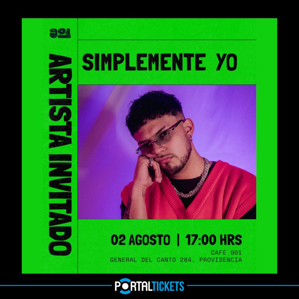 Flyer Evento SIMPLEMENTE YO EN CAFÉ 901