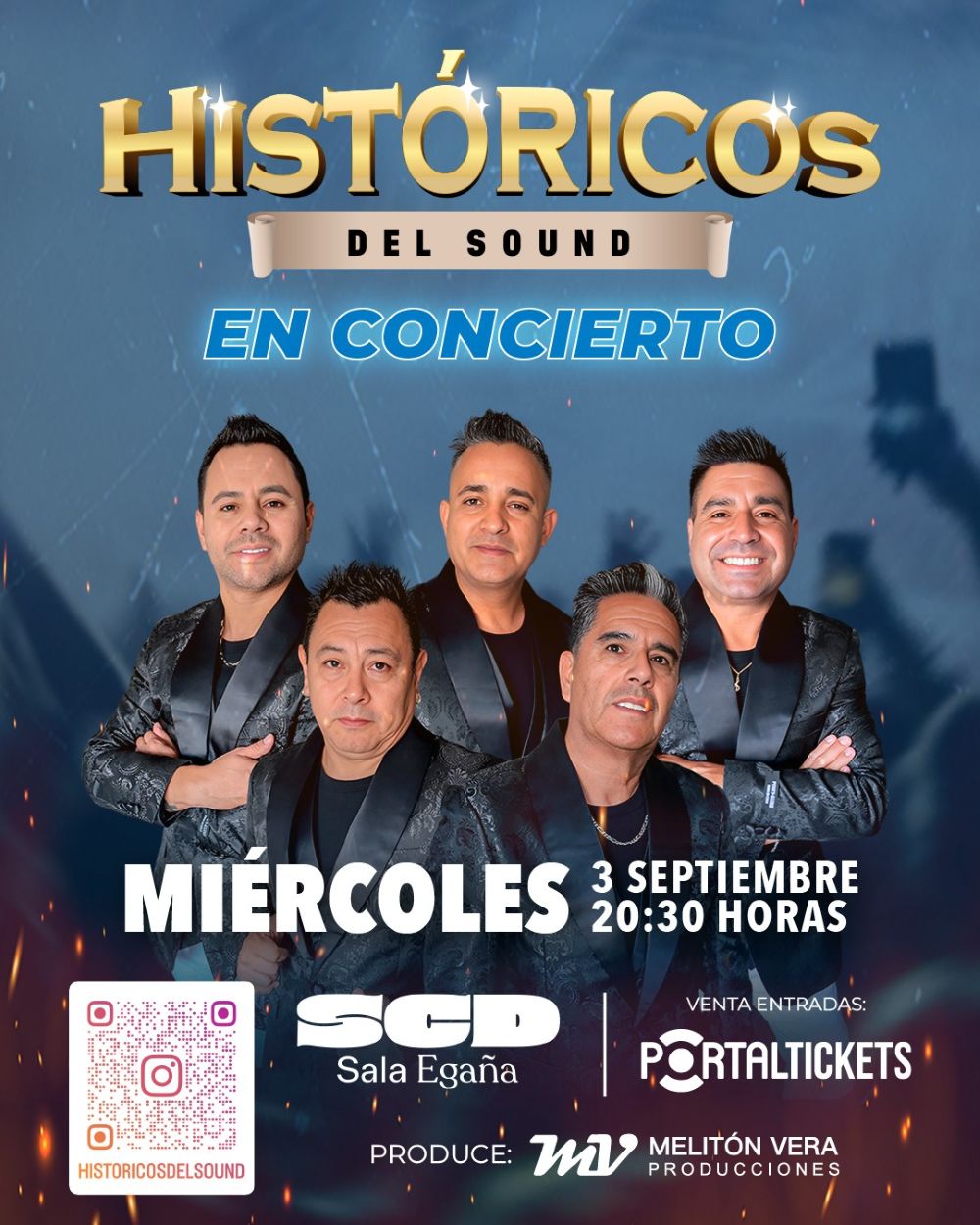 Flyer HISTÓRICOS DEL SOUND EN SALA SCD EGAÑA