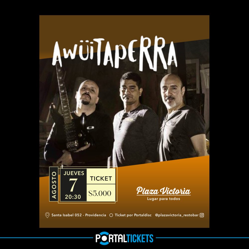 Flyer AWITAPERRA + ZEMOG NÓMADE EN PLAZA VICTORIA