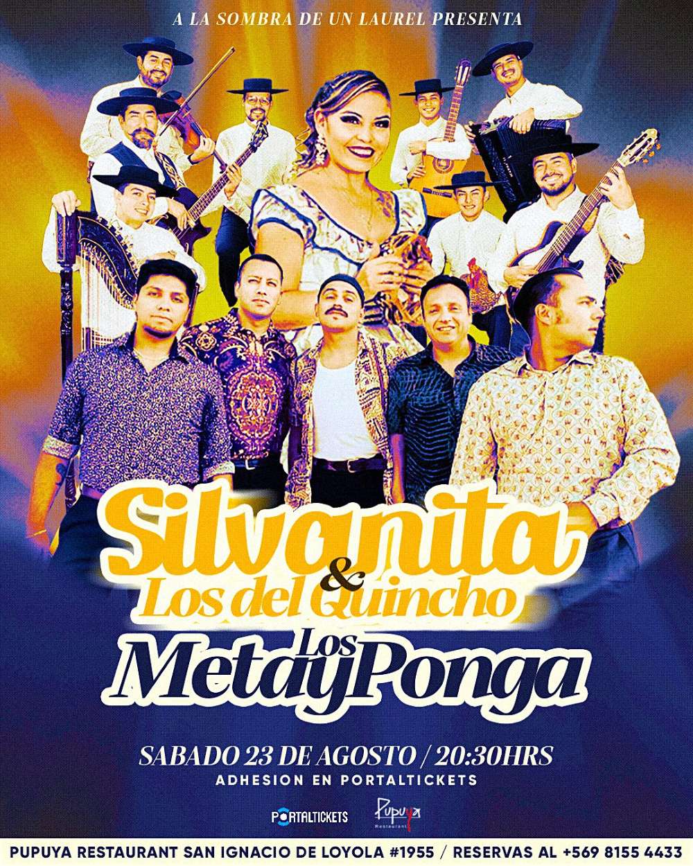 Flyer SILVANITA + LOS METAYPONGA PUPUYA RESTAURANT