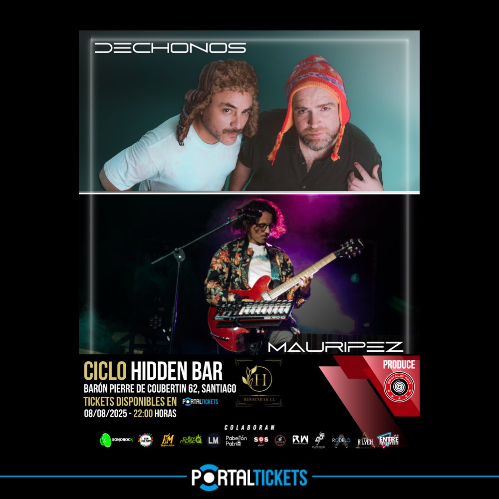Flyer CICLO SPIRALIS JULIO EN HIDDEN BAR