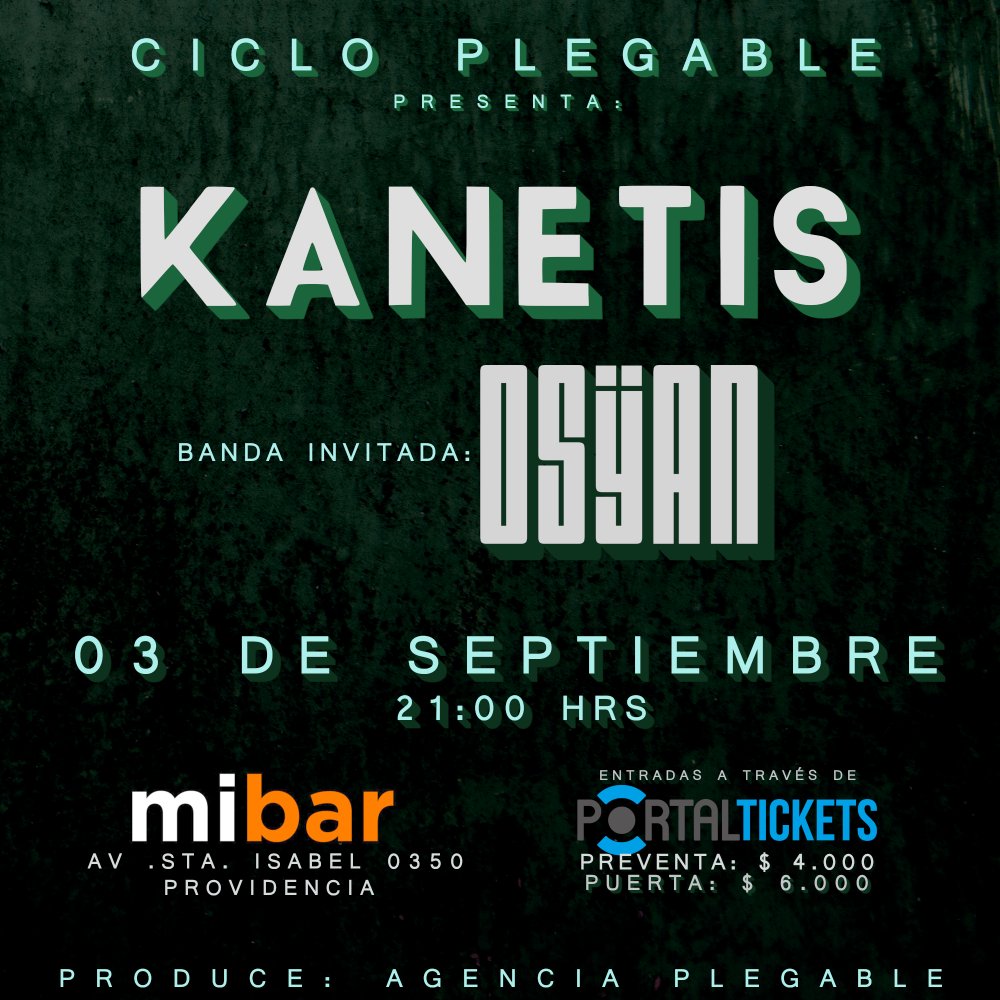 Flyer CICLO PLEGABLE: KANETIS + OSŸAN EN MIBAR