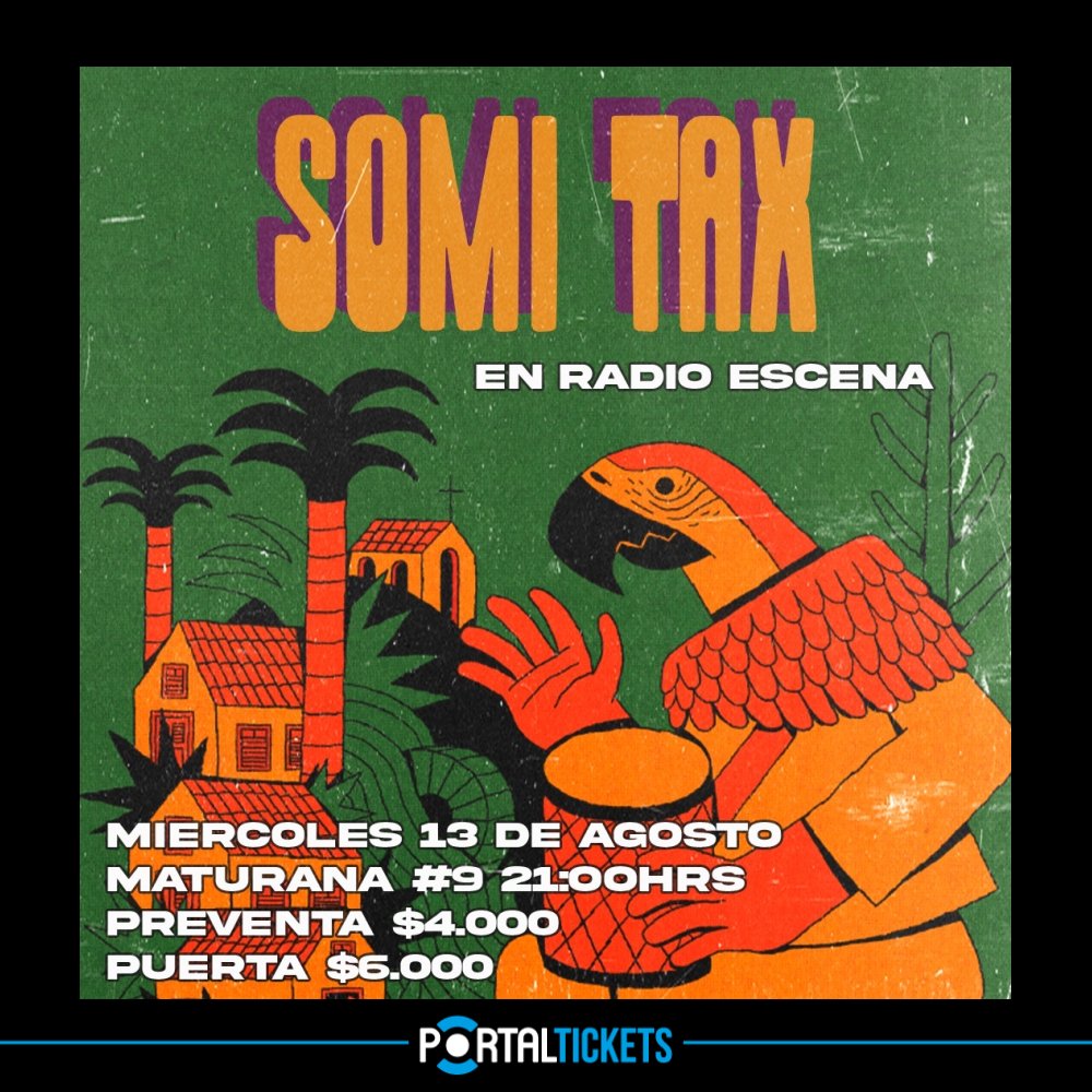 Flyer CONCIERTO SOMI TAX: JAZZ ANDINO EN RADIO ESCENA