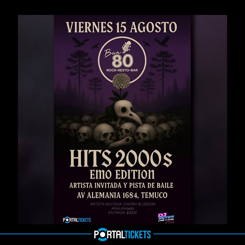 Flyer FIESTA HITS 2000S EMO EDITION (BAR 80)