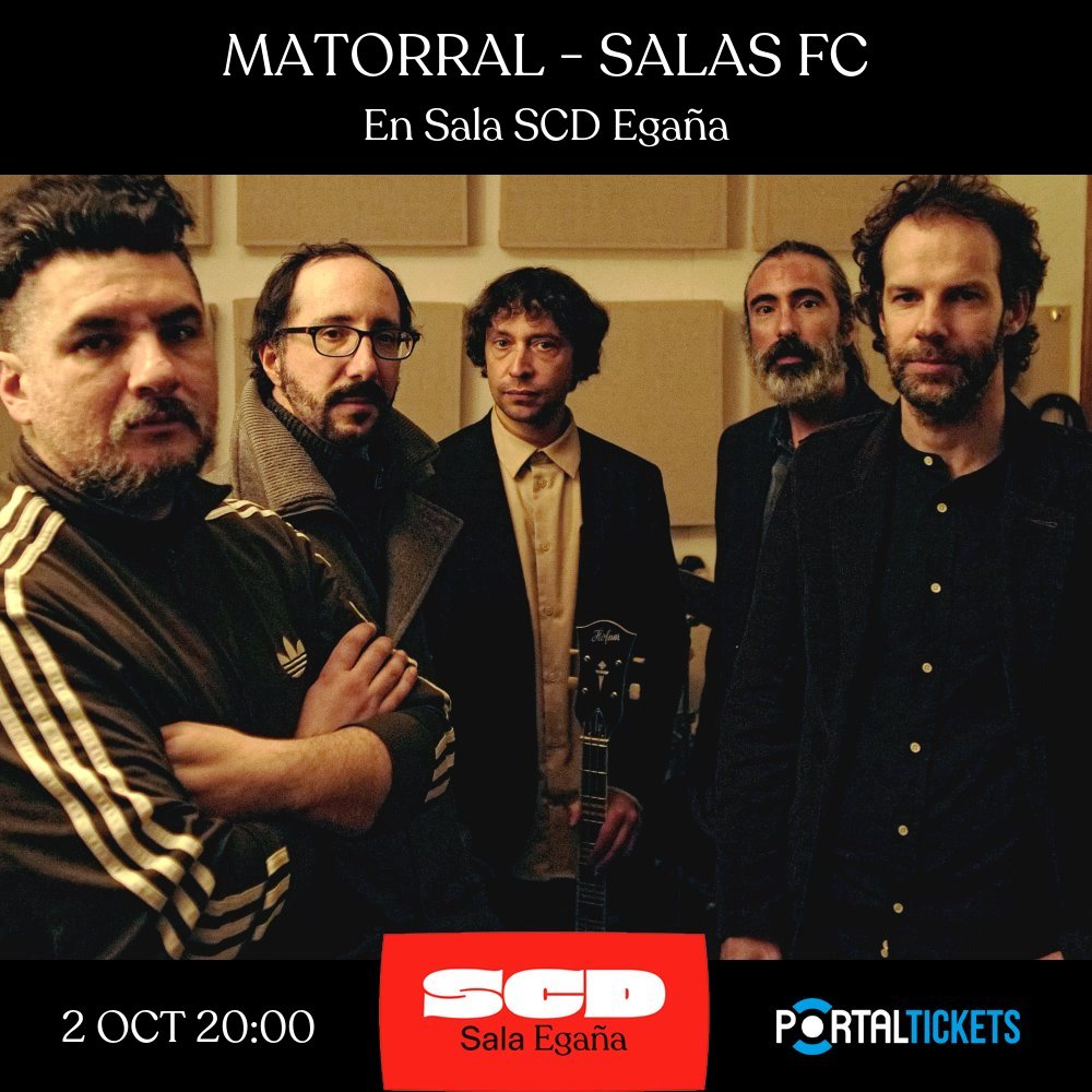 Flyer MATORRAL - SALAS FC EN SALA SCD EGAÑA