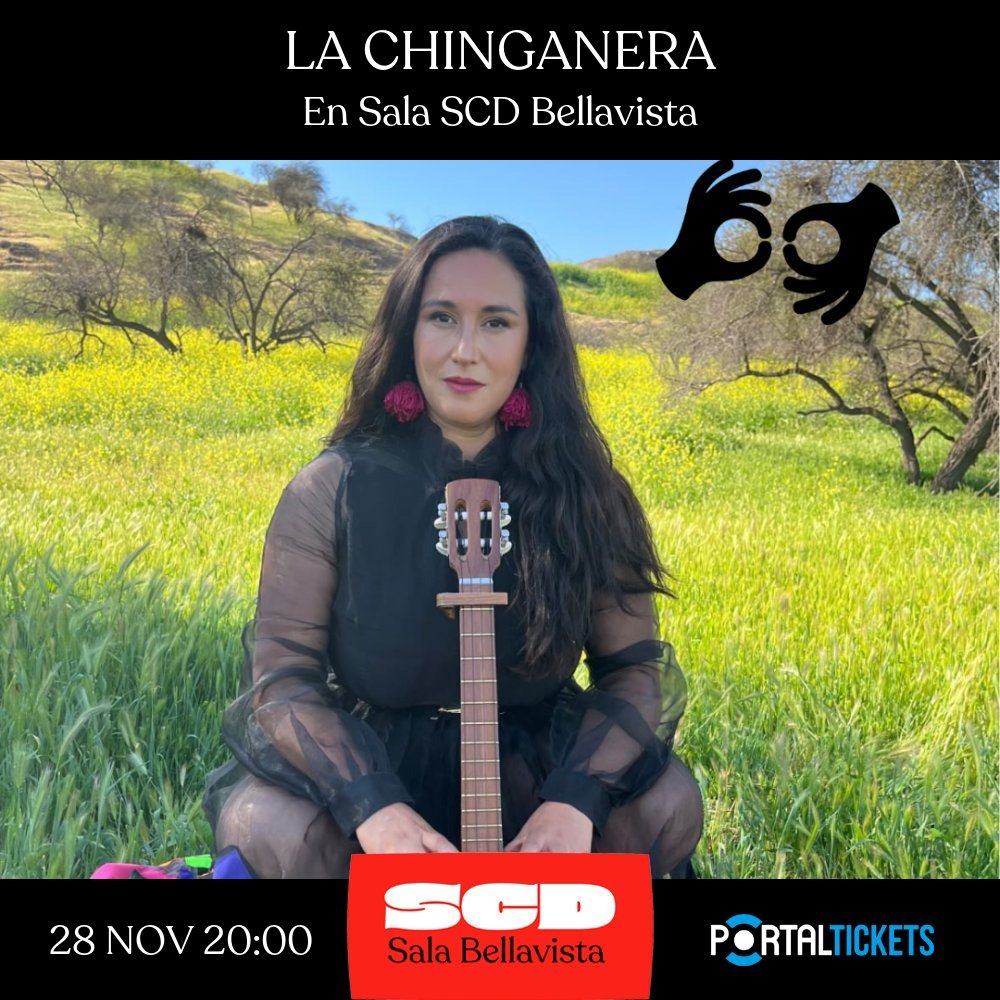 Flyer CONCIERTO CON -VERSADO CON LA CHINGANERA - CICLO HERENCIA PULSAR EN SALA SCD BELLAVISTA