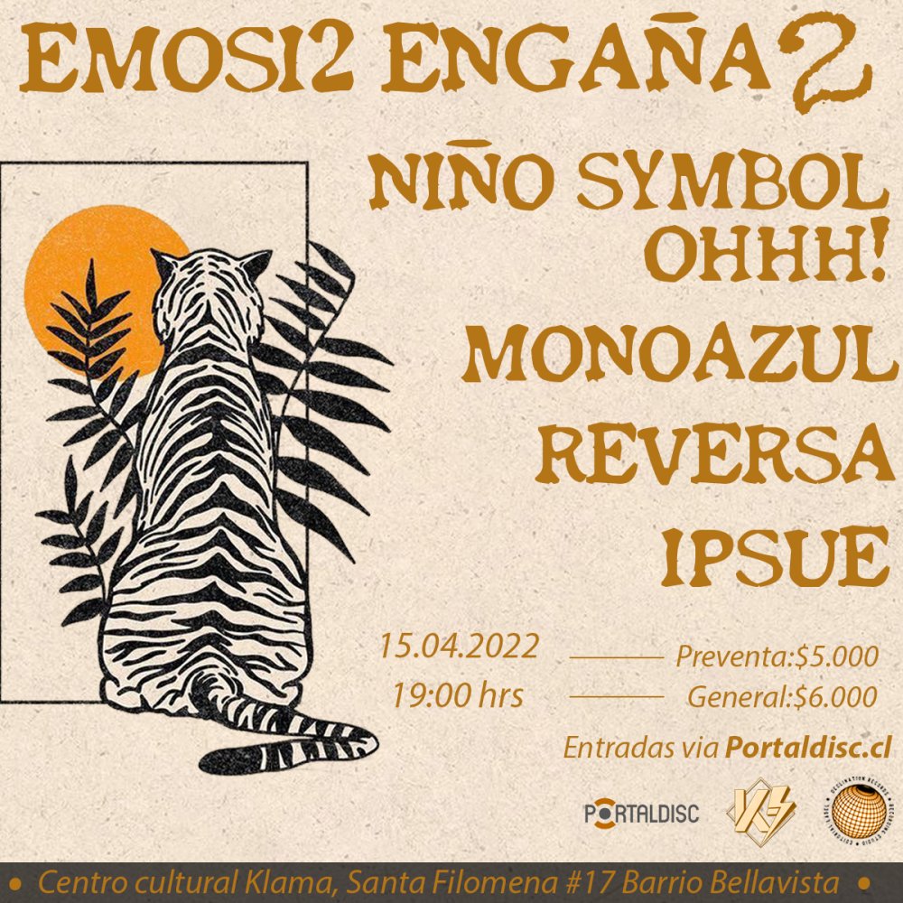 Flyer EMOSI2 ENGAÑA2 ⚡️ KLAMA