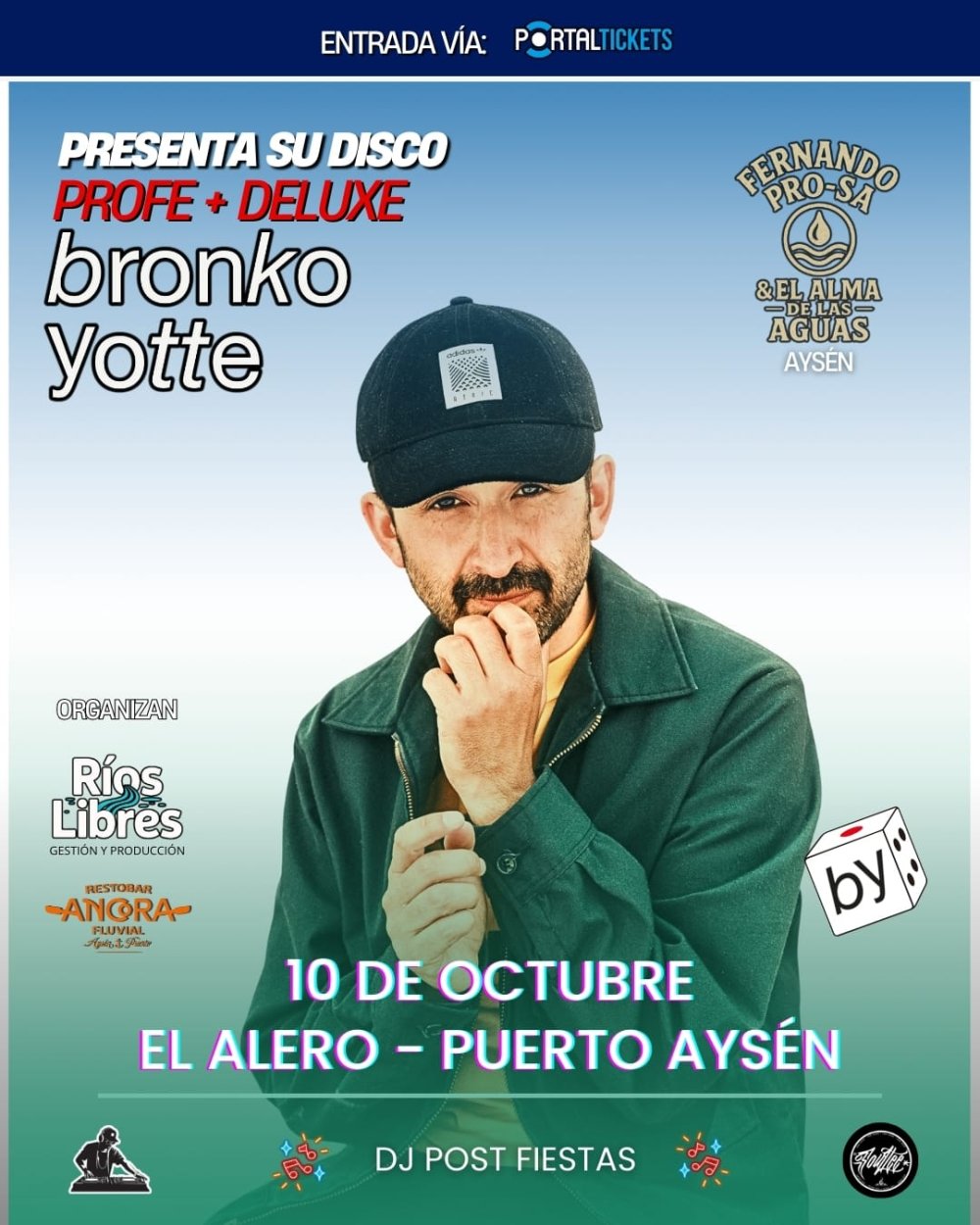 Flyer Evento BRONKO YOTTE EN PUERTO AYSÉN