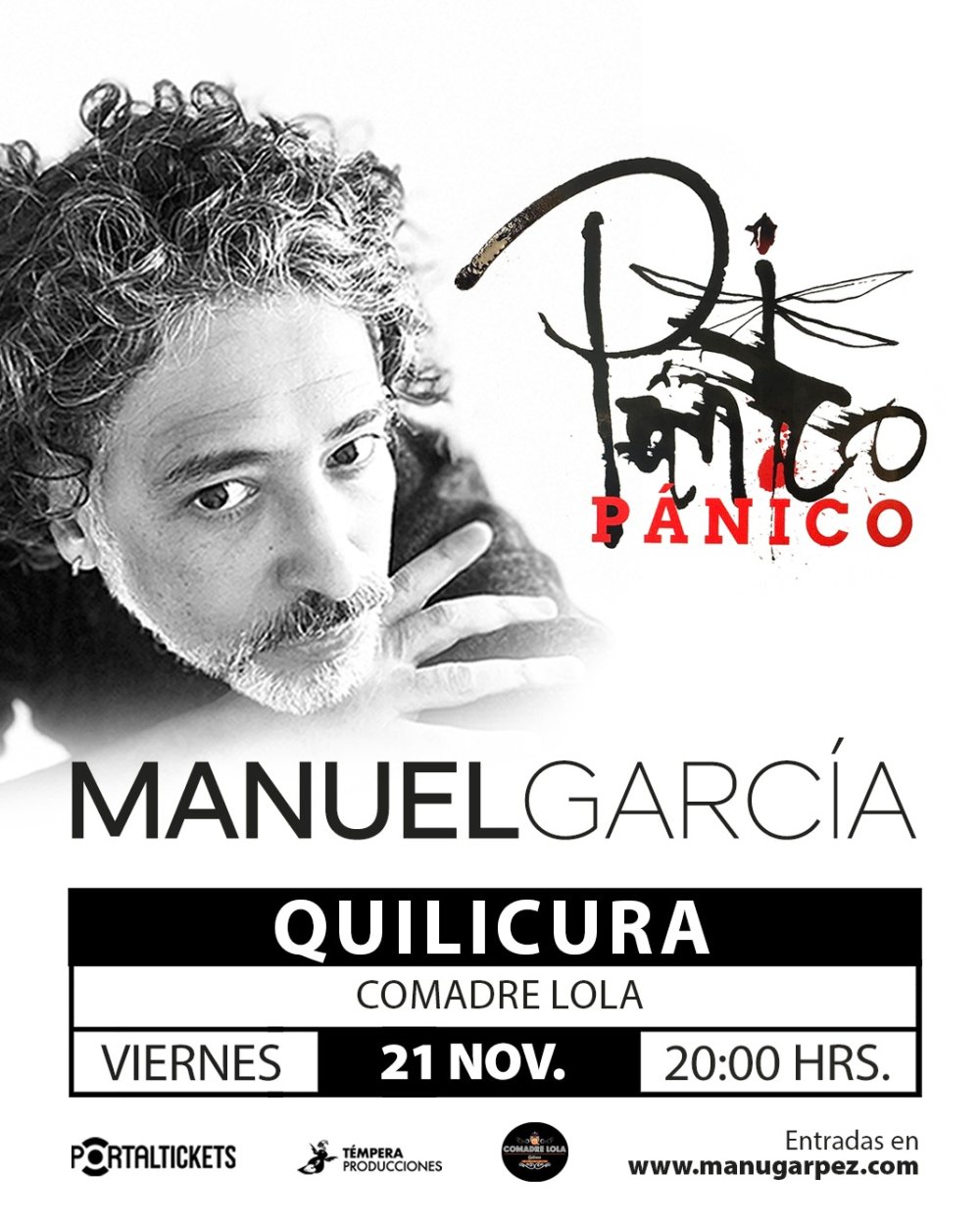 Flyer MANUEL GARCÍA EN QUILICURA