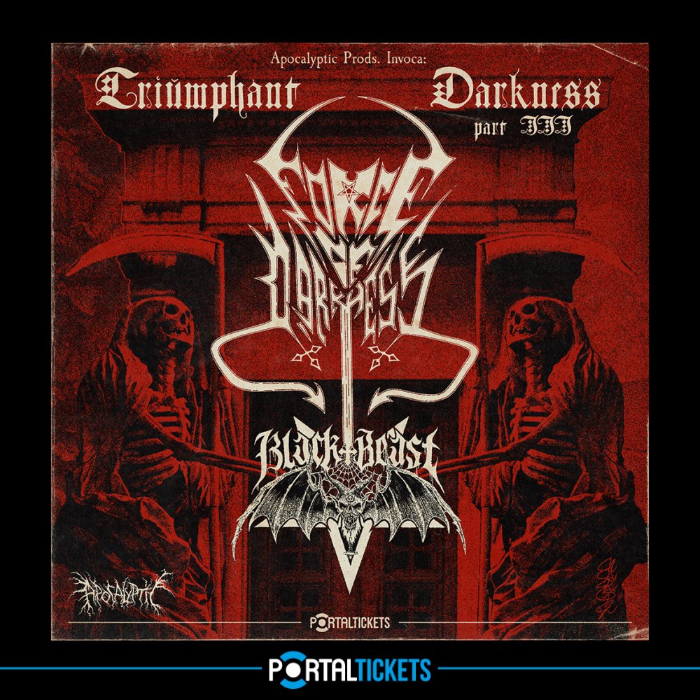 Flyer Evento TRIUMPHANT DARKNESS PART III EN MIBAR