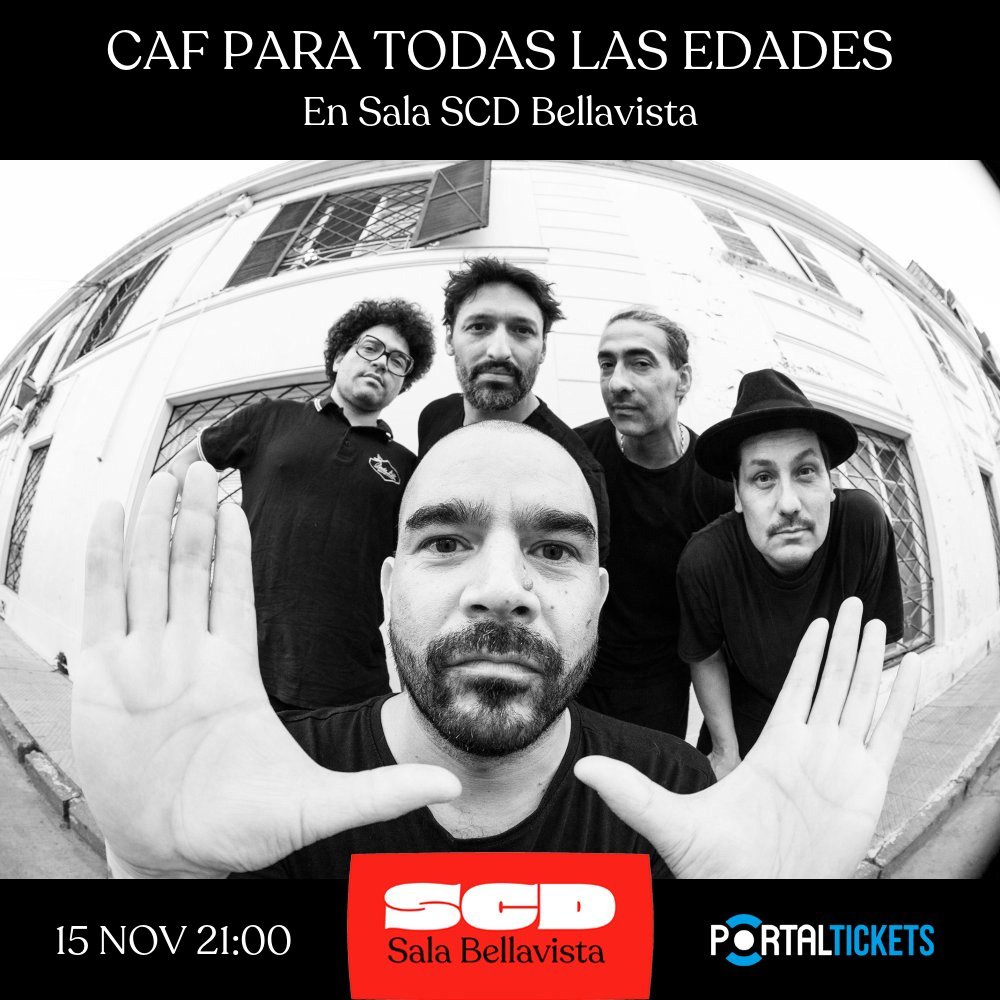 Flyer CAF PARA TODAS LAS EDADES EN SALA SCD BELLAVISTA