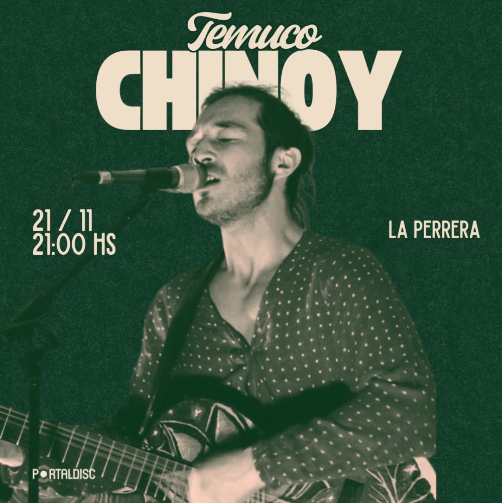 Flyer CHINOY EN LA PERRERA, TEMUCO