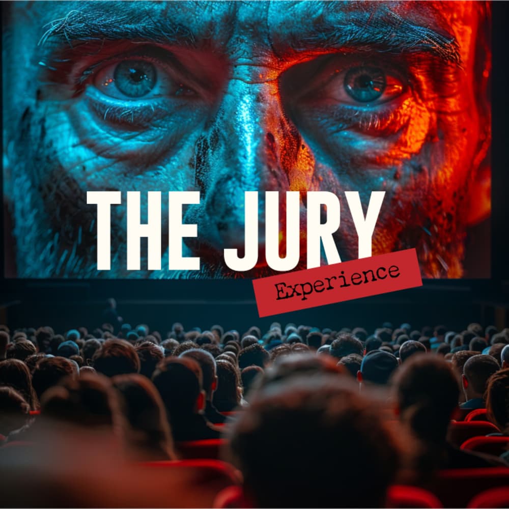 Flyer THE JURY EXPERIENCE — MUERTE POR IA: ¿QUIÉN PAGA EL PRECIO?
