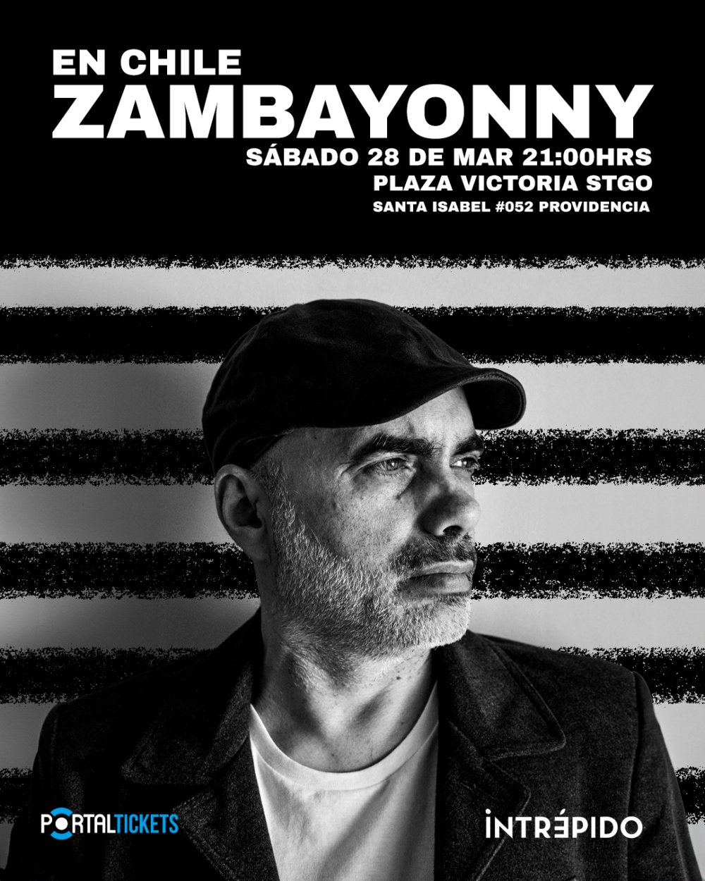 Flyer ZAMBAYONNY PRESENTA “EL MEJOR DE LOS MUNDOS POSIBLES” EN SANTIAGO DE CHILE