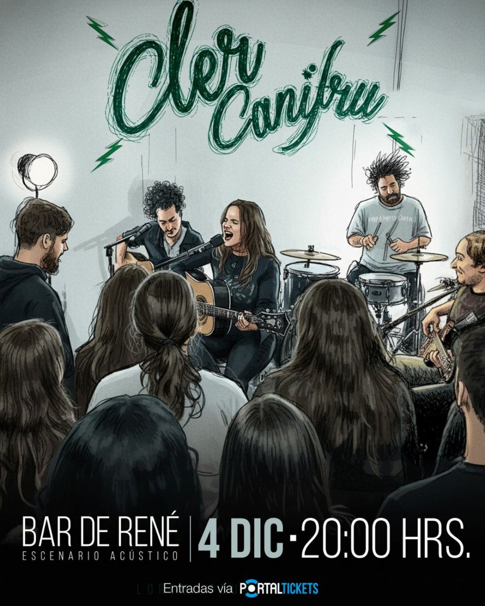 Flyer CLER CANIFRÚ EN BAR DE RENÉ