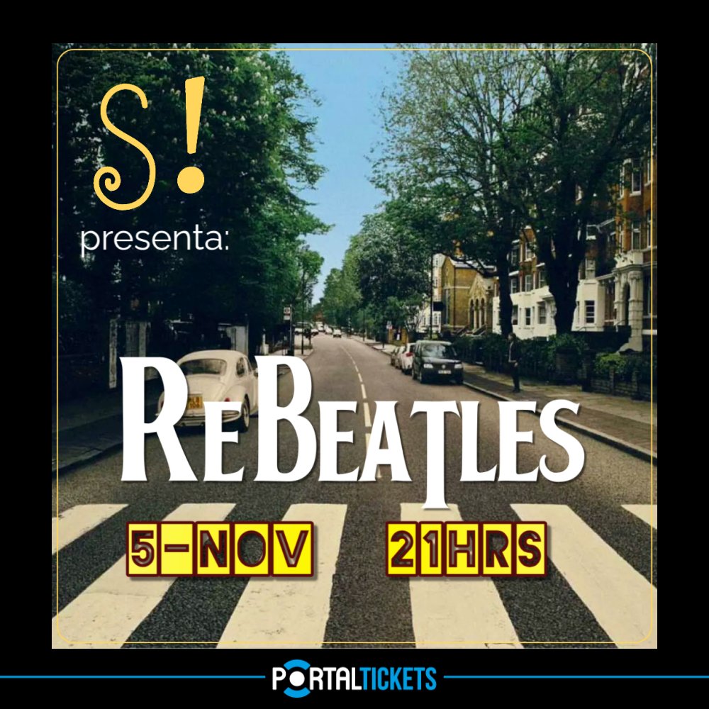 Flyer Evento REBEATLES EN EL SANSEACABÓ!, TEMUCO